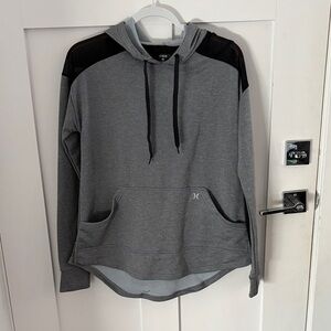 Hurley Charcoal and Black Women's Hoodie